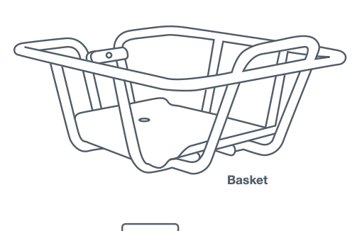 Front basket for X3 - Assembly manual